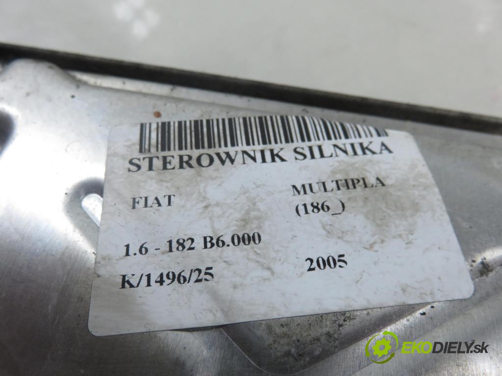 FIAT MULTIPLA (186_) MINIVAN 2005 0,00 1.6 - 182 B6.000 1596,00 Riadiaca jednotka Motor 46823489 ; IAW4EFB4