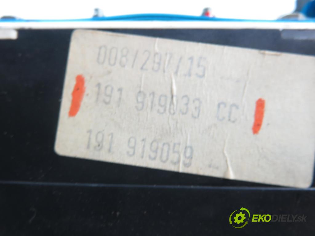 VW GOLF II (19E, 1G1) HB 1986 51,00 1.6 - PN 1595,00 Prístrojovka na ODKAZ: 191919033CC