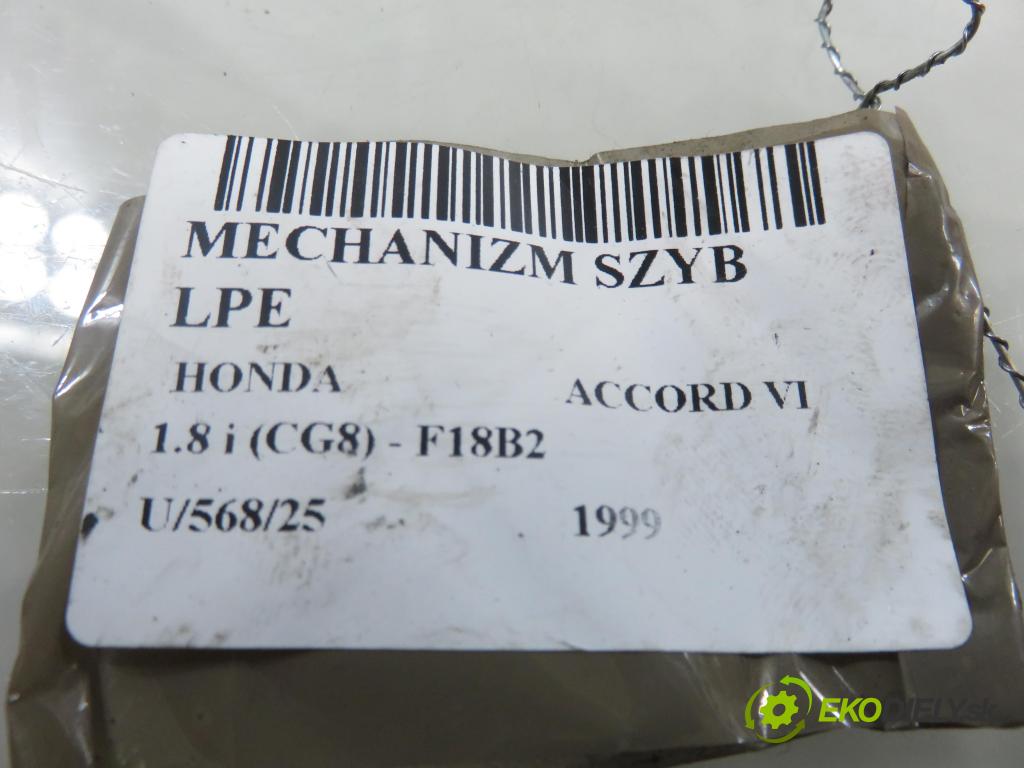 HONDA ACCORD VI (CK, CG, CH, CF8) SEDAN 1999 100,00 1.8 i (CG8) - F18B2 1850,00 mechanismus oken 104477XXX