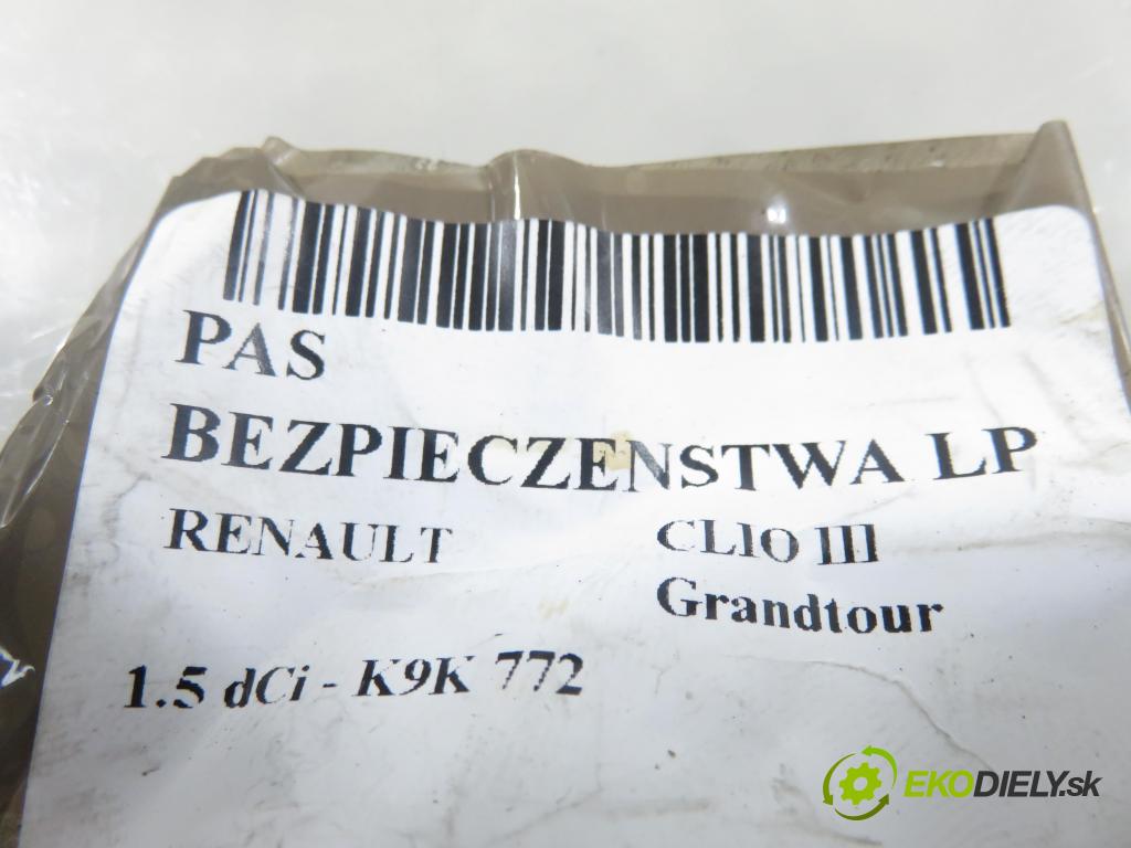 RENAULT CLIO III Grandtour (KR0/1_) KOMBI 2009 65,00 1.5 dCi - K9K 772 1461,00 držák BEZPEČNOST LP 34052801B