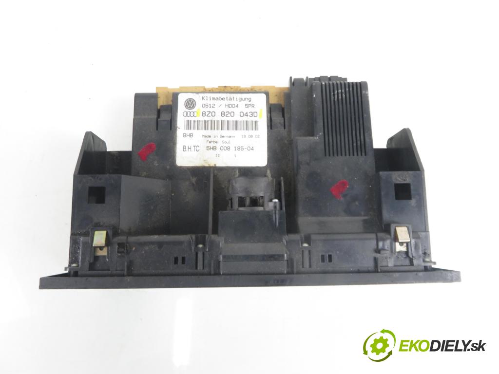 AUDI A2 (8Z0) HB 2001 55,00 1.4 TDI - AMF 1422,00 Panel kúrenia KLIMATRONIK 8Z0820043D