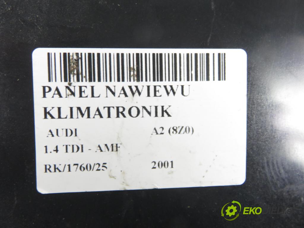 AUDI A2 (8Z0) HB 2001 55,00 1.4 TDI - AMF 1422,00 Panel kúrenia KLIMATRONIK 8Z0820043D