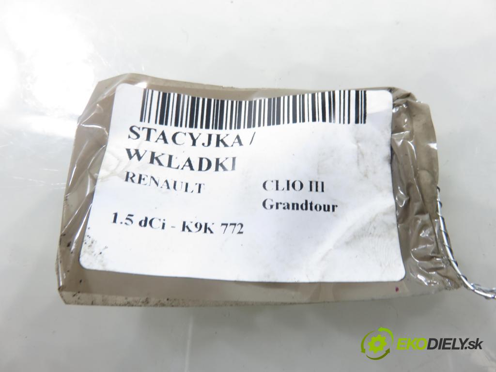 RENAULT CLIO III Grandtour (KR0/1_) KOMBI 2009 65,00 1.5 dCi - K9K 772 1461,00 spínačka / VLOŽKY N0502060 ; 8200214173G