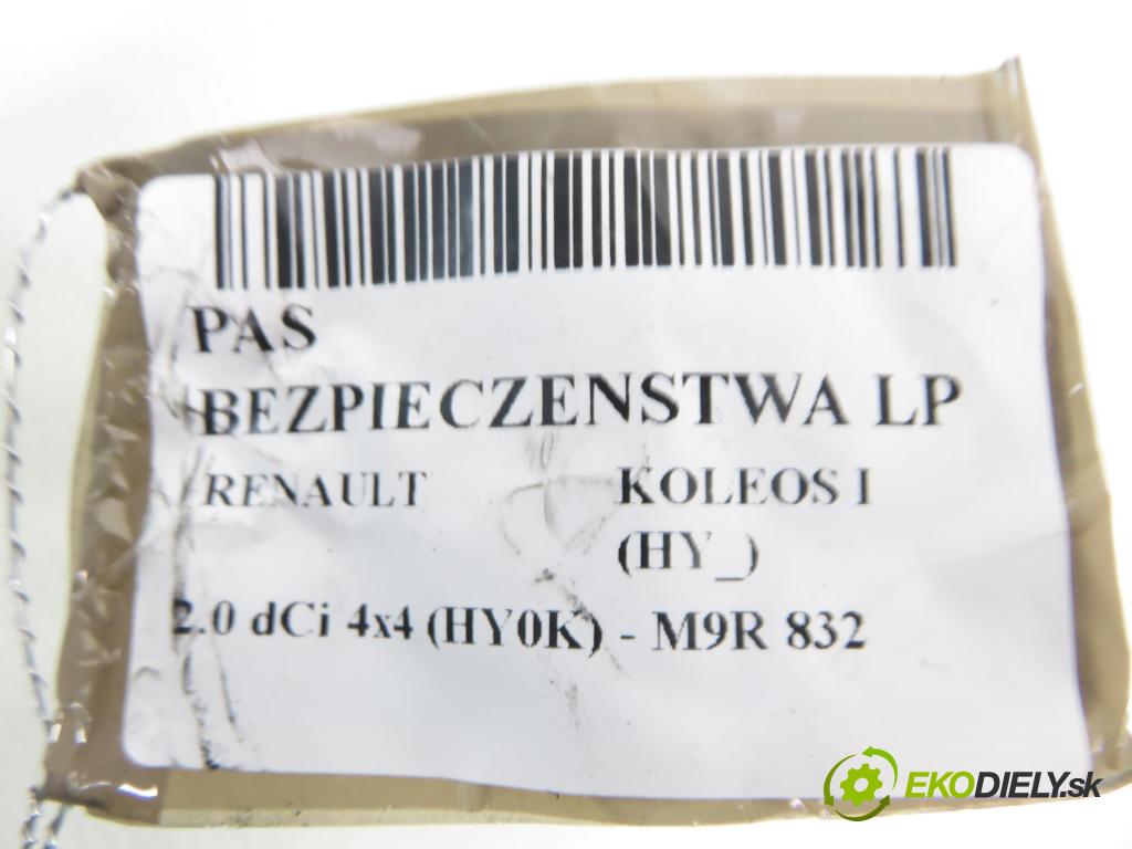 RENAULT KOLEOS I (HY_) SUV 2008 110,00 2.0 dCi 4x4 150 - M9R 832 1995,00 držák BEZPEČNOST LP 86885JY11A ; 604333800A