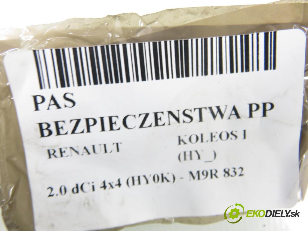 RENAULT KOLEOS I (HY_) SUV 2008 110,00 2.0 dCi 4x4 150 - M9R 832 1995,00 držák BEZPEČNOST PP 86884JY11A ; 604333800A