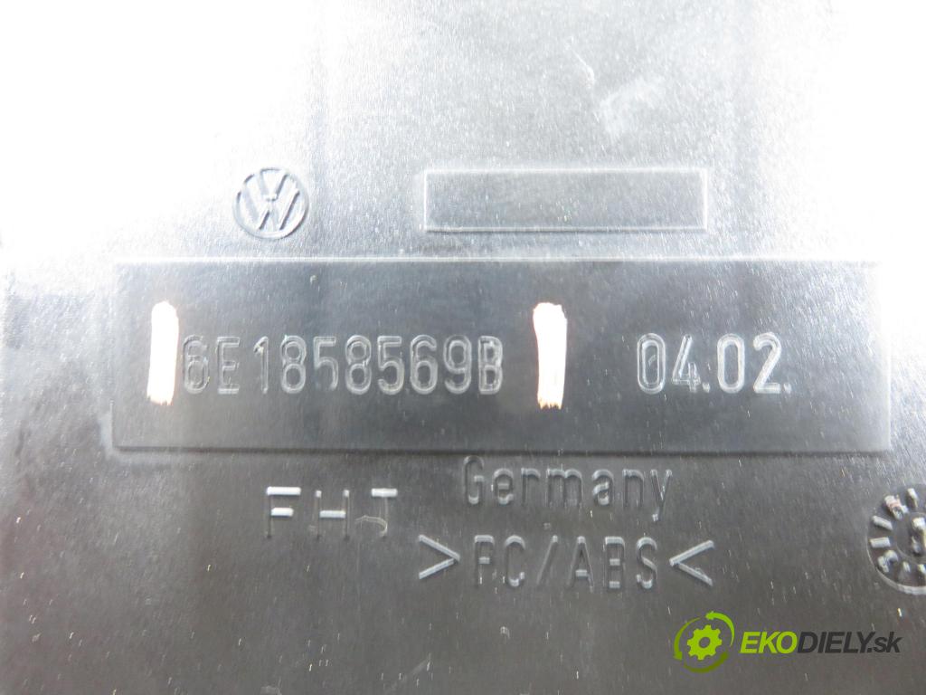 VW LUPO (6X1, 6E1) HB 2002 37,00 1 - AUC 999,00 držák na nápoje 6E1858569B (Držák nápojů)