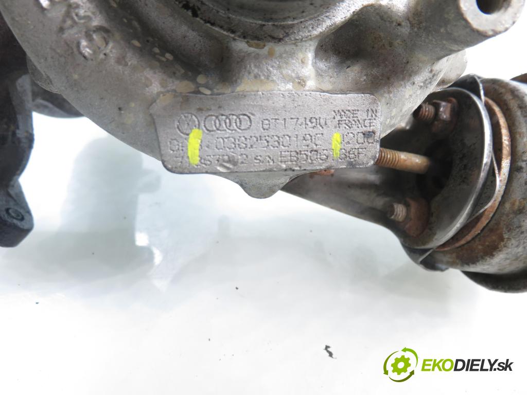 SEAT TOLEDO II (1M2) SEDAN 1999 66,00 1.9 TDI 90 - ALH 1896,00 Turbodúchadlo 038253019C (Turbodúchadlo (kompletné))