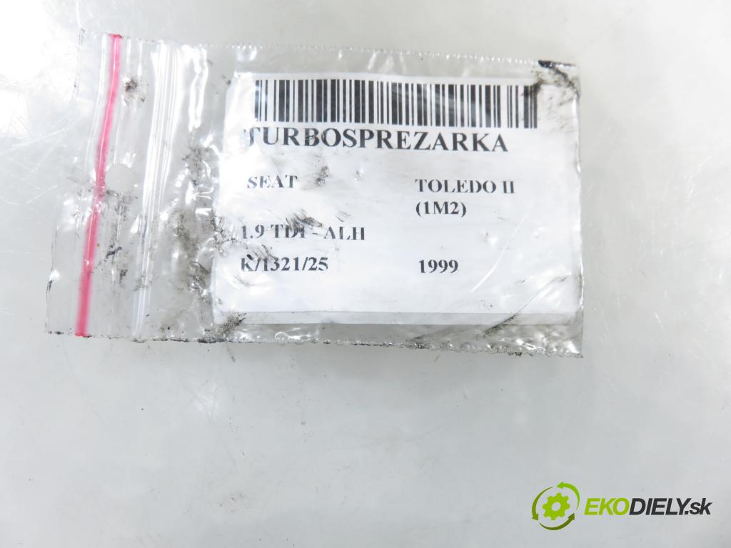 SEAT TOLEDO II (1M2) SEDAN 1999 66,00 1.9 TDI 90 - ALH 1896,00 Turbodúchadlo 038253019C (Turbodúchadlo (kompletné))