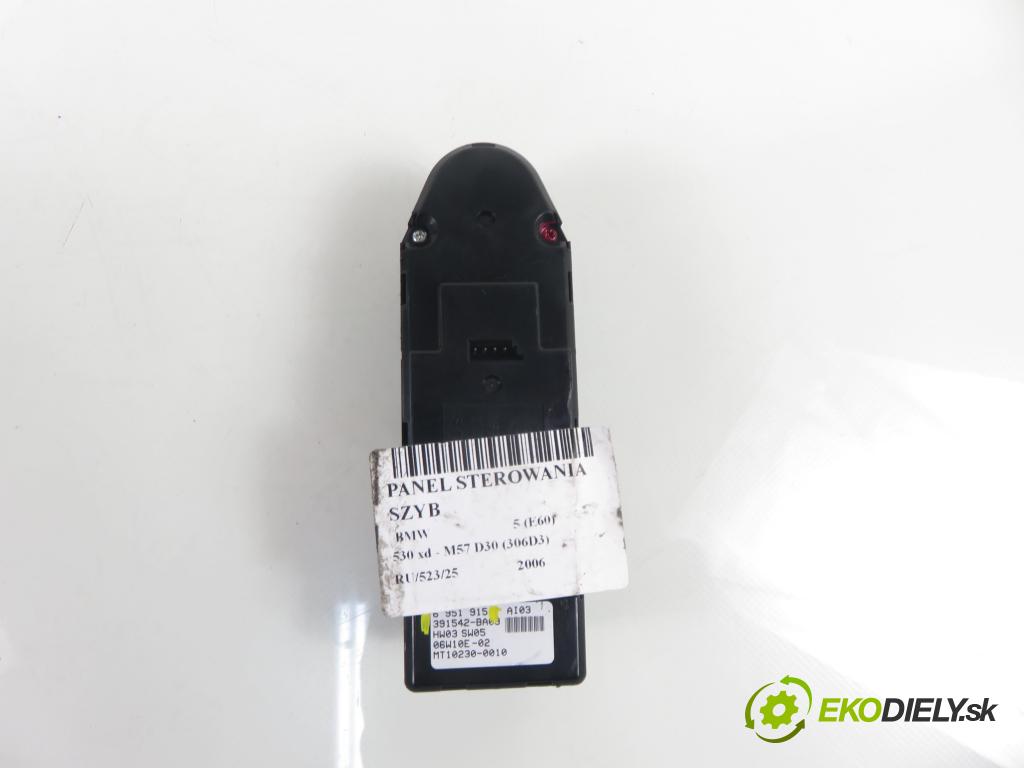 BMW 5 (E60) SEDAN 2006 170,00 530 xd 231 - M57 D30 (306D3) 2993,00 Panel ovládania okien 6951915