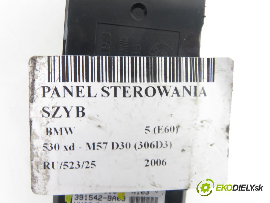 BMW 5 (E60) SEDAN 2006 170,00 530 xd 231 - M57 D30 (306D3) 2993,00 Panel ovládania okien 6951915