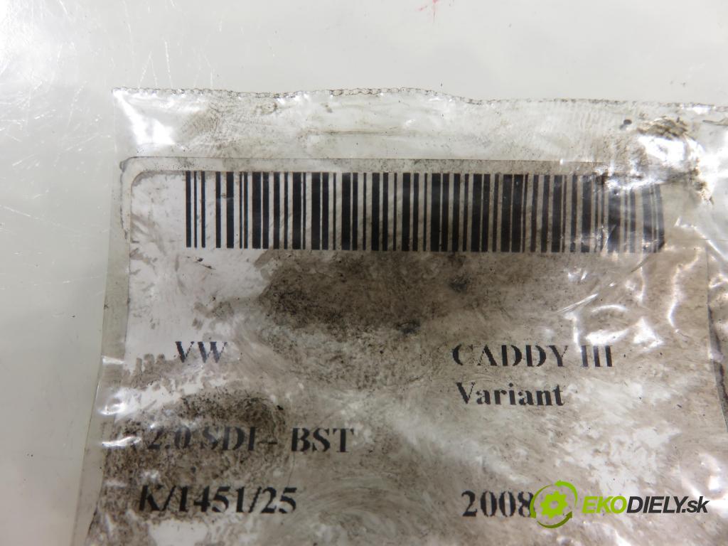 VW CADDY III Variant (2KB, 2KJ, 2CB, 2CJ) FURGON 2008 51,00 2.0 SDI - BST 1968,00 Vstrekovač 038130073BR ; 0414720232 (Vstrekovač paliva)