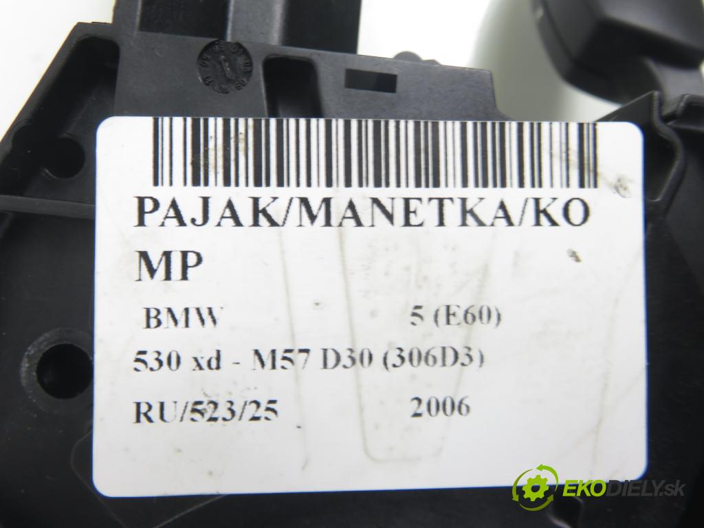 BMW 5 (E60) SEDAN 2006 170,00 530 xd 231 - M57 D30 (306D3) 2993,00 PAKA/ŘAZENÍ/SADA: 9115165