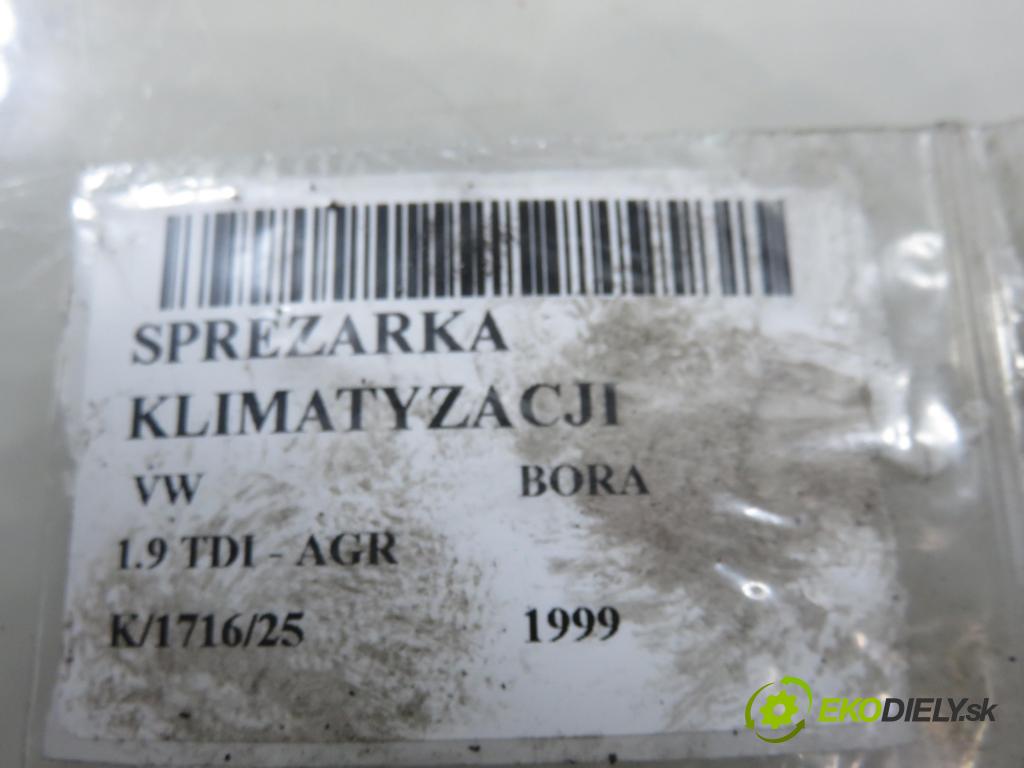 VW BORA (1J2) SEDAN 1999 66,00 1.9 TDI - AGR 1896,00 KOMPRESOR: klimatizace 1J0820803F (Kompresor klimatizace)