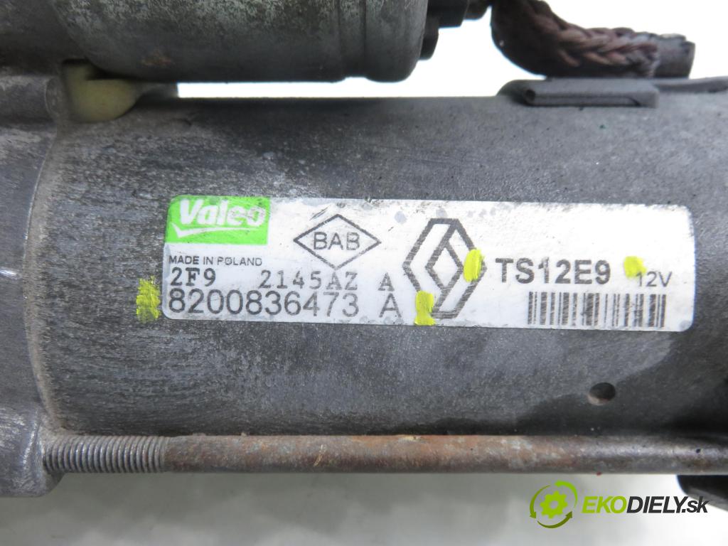 RENAULT CLIO III Grandtour (KR0/1_) KOMBI 2009 65,00 1.5 dCi - K9K 772 1461,00 Štartér 8200836473A ; TS12E9 (Štartér)