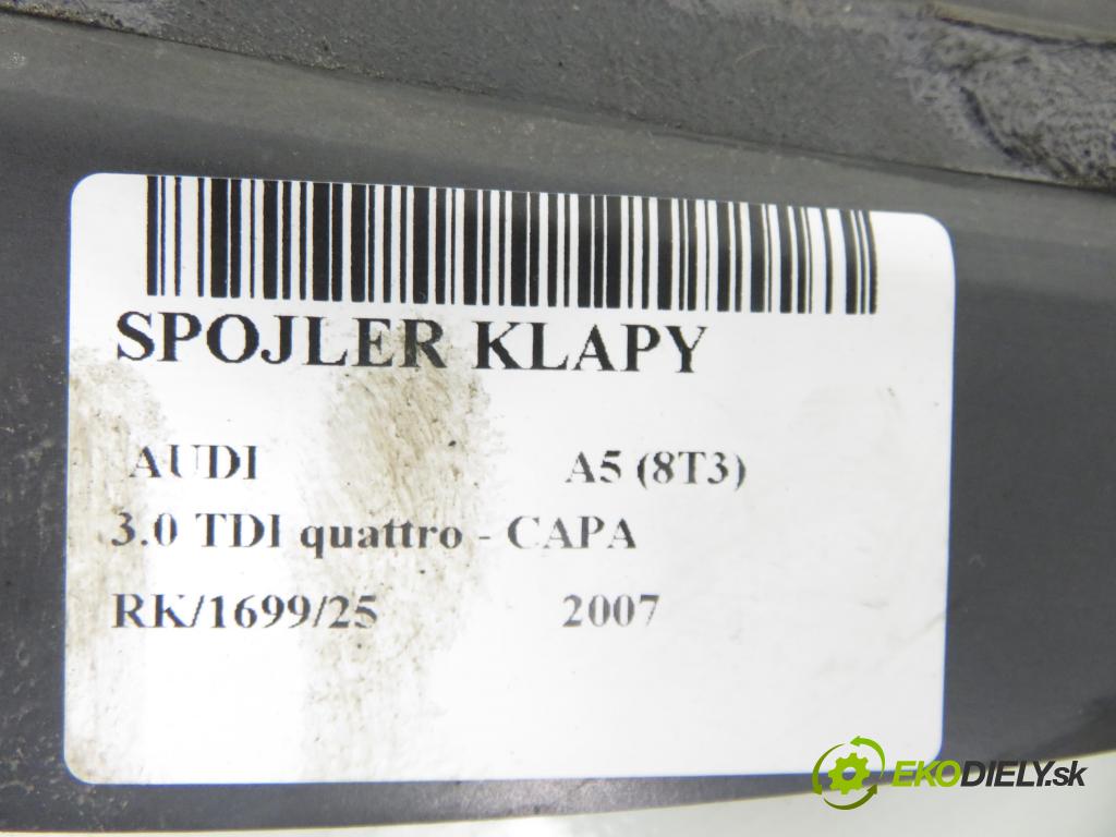 AUDI A5 (8T3) COUPE 2007 176,00 3.0 TDI quattro - CAPA 2967,00 SPOJLER dveří