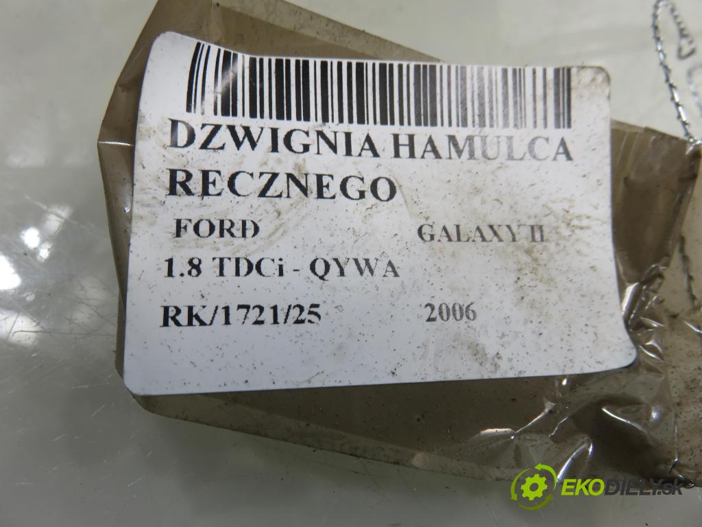 FORD GALAXY (WA6) MINIVAN 2006 92,00 1.8 TDCi - QYWA 1753,00 PÁKA: brzdy MANUÁL 6G912780KP