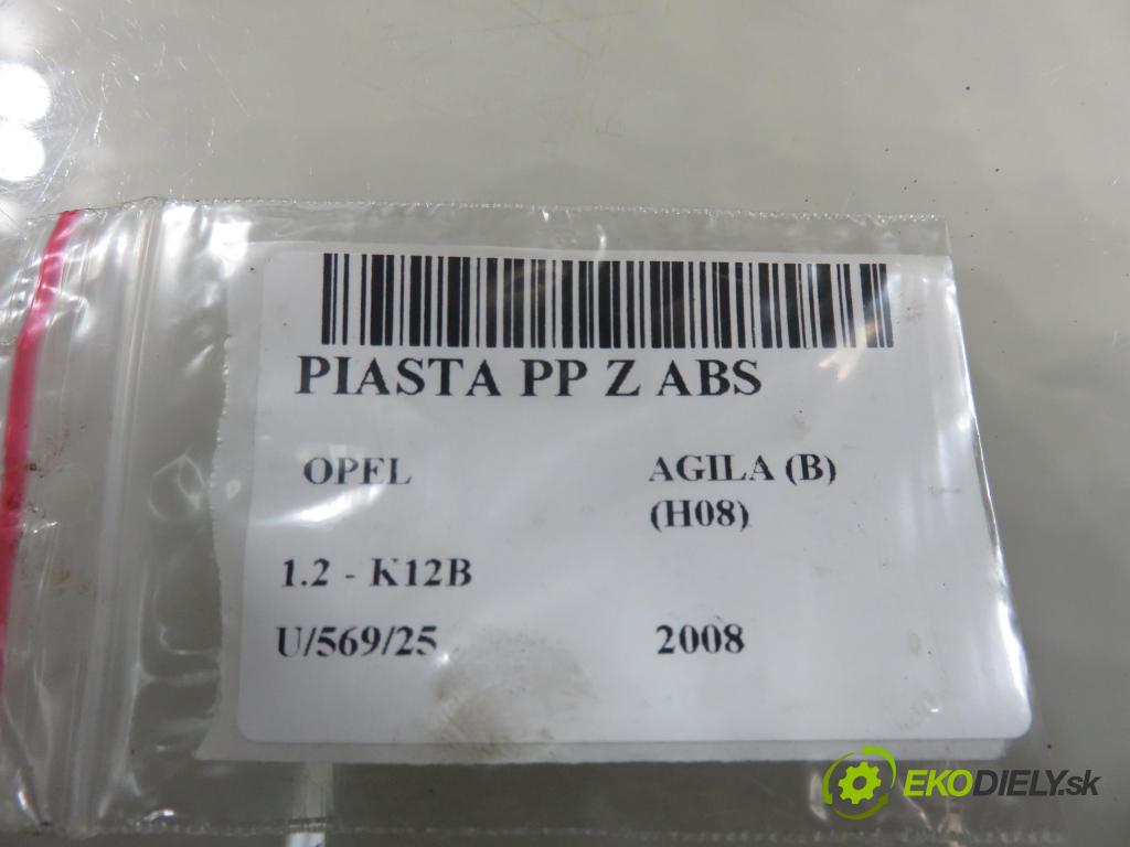 OPEL AGILA (B) (H08) HB 2008 0,00 1.2 - K12B 1242,00 náboj PP ABS