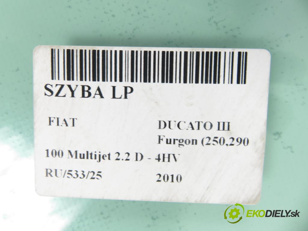 FIAT DUCATO Furgon (250_, 290_) FURGON 2010 74,00 100 Multijet 2.2 D - 4HV 2198,00 okno LP