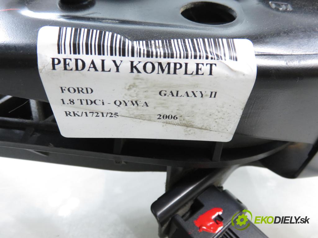 FORD GALAXY (WA6) MINIVAN 2006 92,00 1.8 TDCi - QYWA 1753,00 PEDAL spojky 6G927B633NG