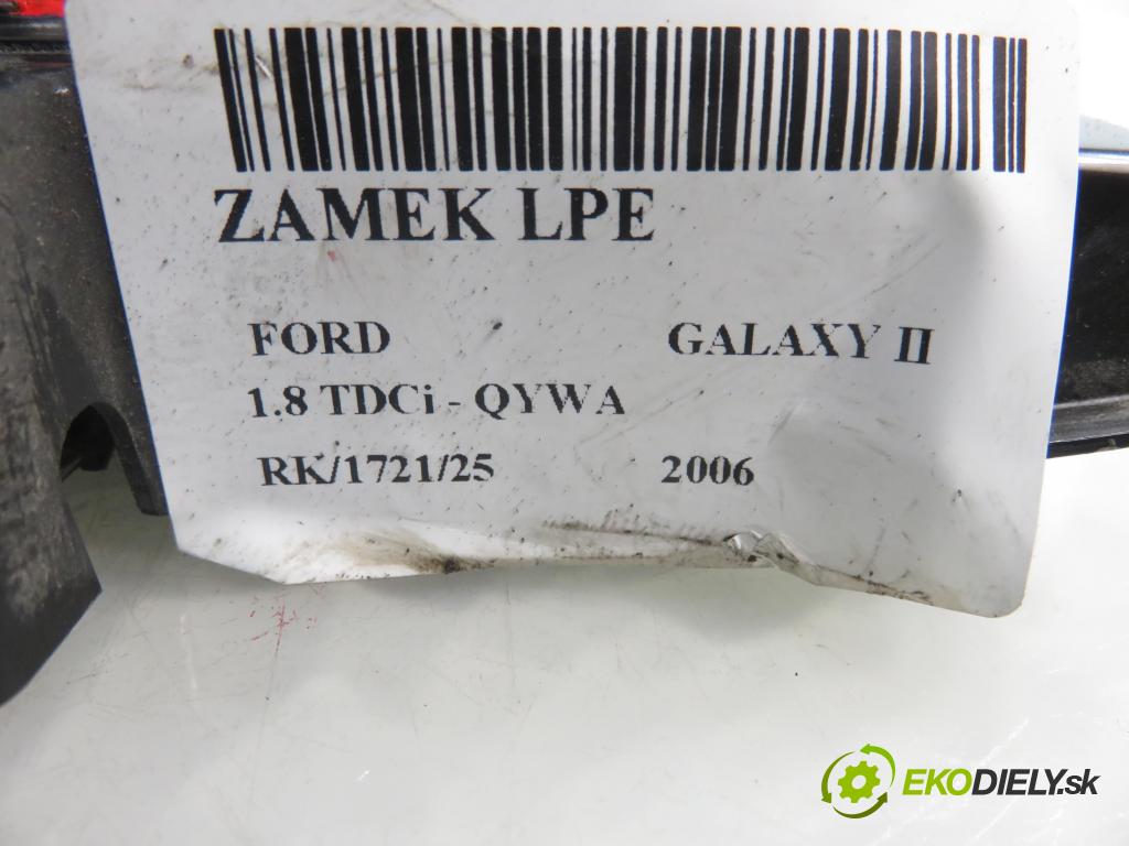 FORD GALAXY (WA6) MINIVAN 2006 92,00 1.8 TDCi - QYWA 1753,00 zámok 6M2AR21813EA