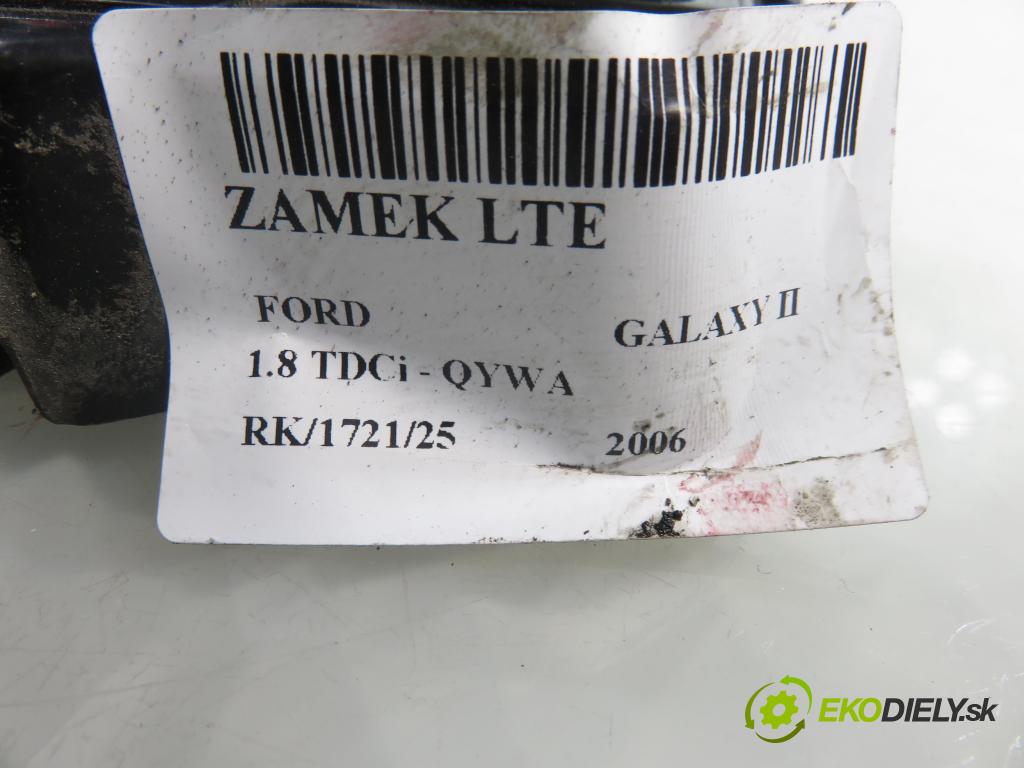 FORD GALAXY (WA6) MINIVAN 2006 92,00 1.8 TDCi - QYWA 1753,00 zámok LTE 6M2AR26413BA