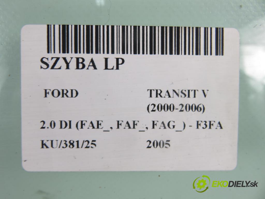 FORD TRANSIT Furgon (FA_ _) BUS 2005 63,00 2.0 DI 86 - F3FA 1998,00 Okno LP