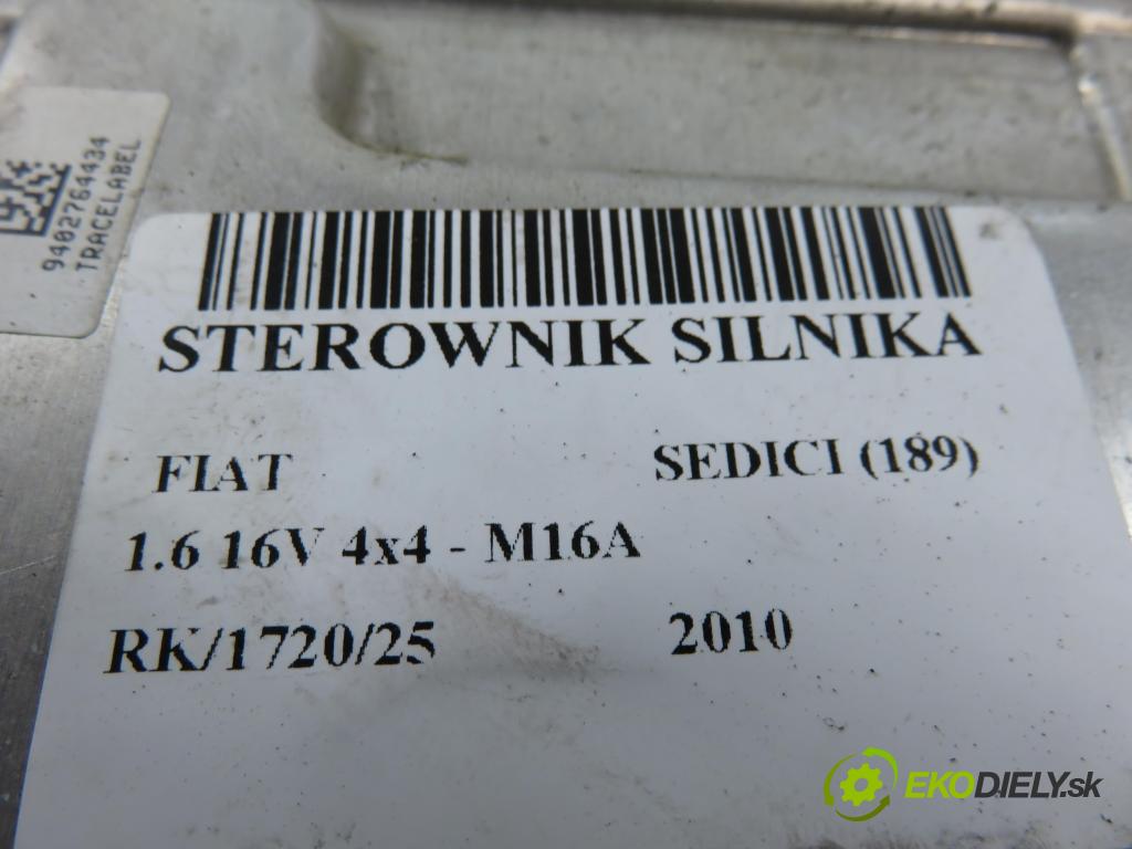 FIAT SEDICI (189_) CROSSOVER 2010 88,00 1.6 16V 120  4x4 - M16A 1586,00 Riadiaca jednotka Motor 3392055L20 ; 0261S04534