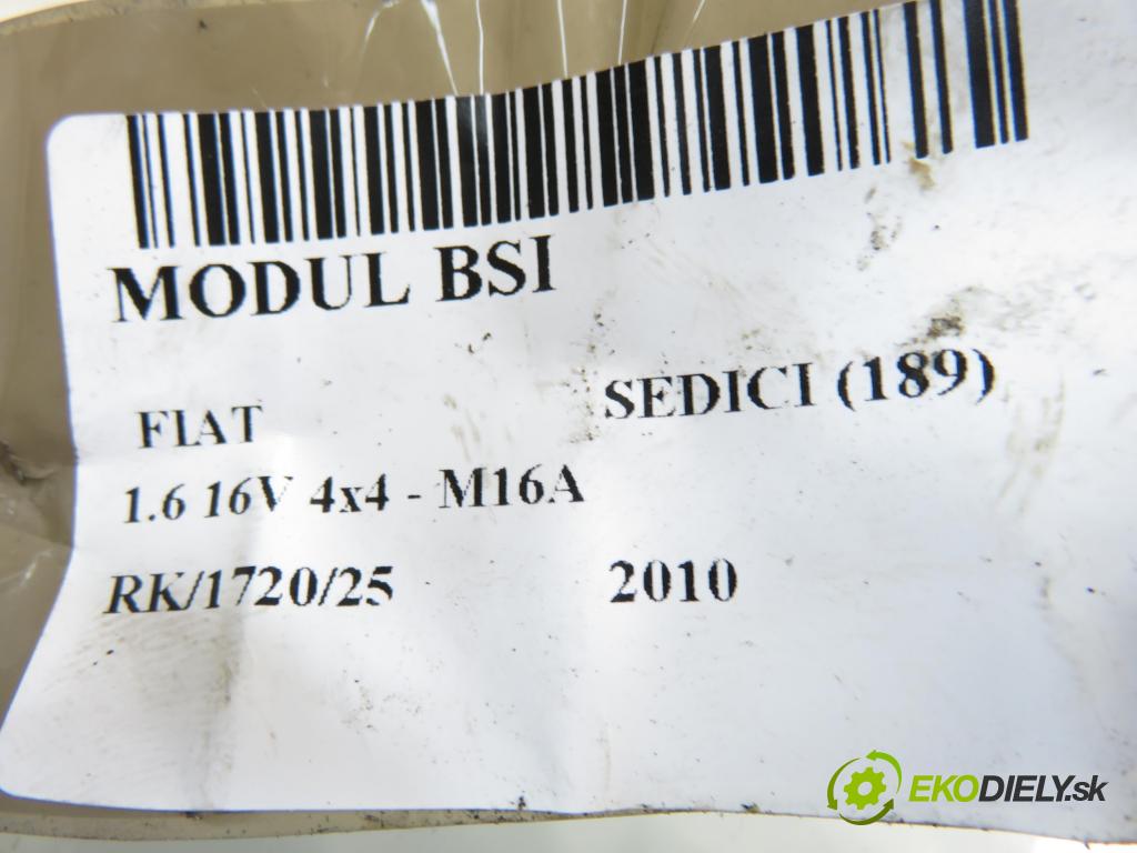 FIAT SEDICI (189_) CROSSOVER 2010 88,00 1.6 16V 120 4x4 - M16A 1586,00 MODUL BSI 3677055L01