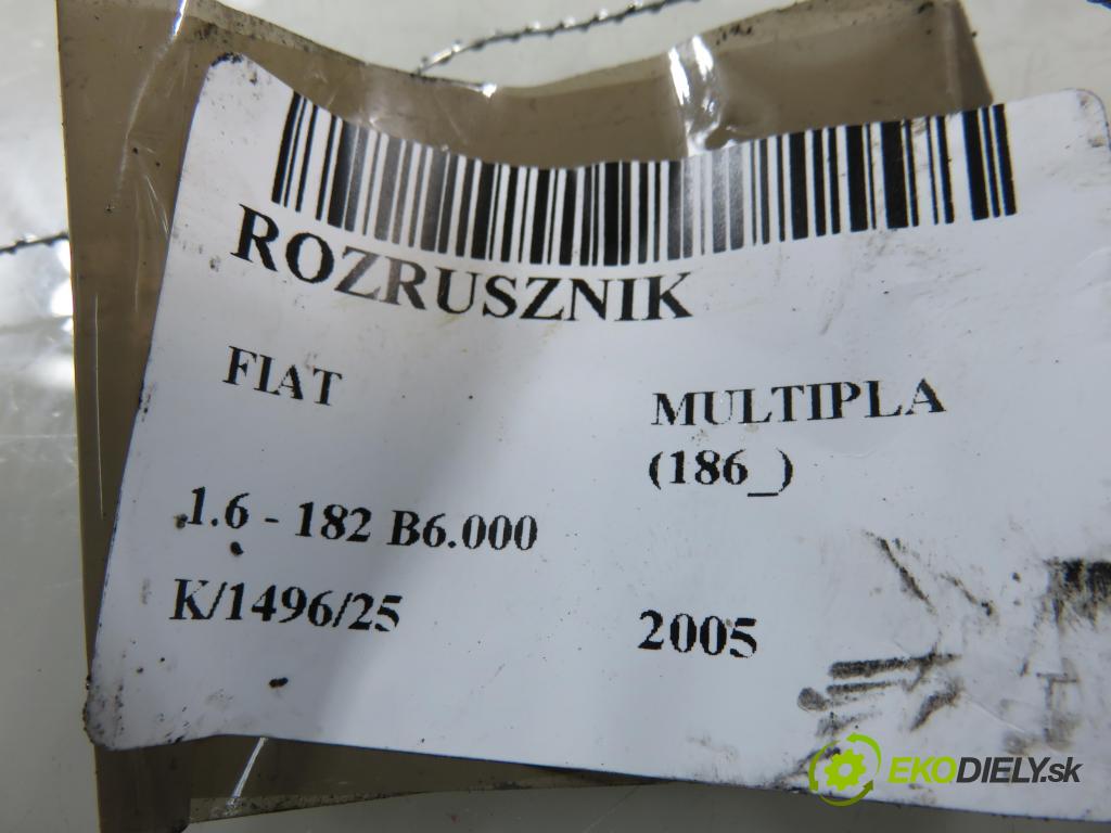FIAT MULTIPLA (186_) MINIVAN 2005 0,00 1.6 - 182 B6.000 1596,00 Štartér S3060 (Štartér)