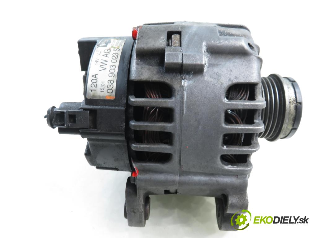 VW PASSAT B5 (3B2) SEDAN 1998 81,00 1.9 TDI 110 - AFN 1896,00 Alternátor 038903023S ; SG12B01 (Alternátor)