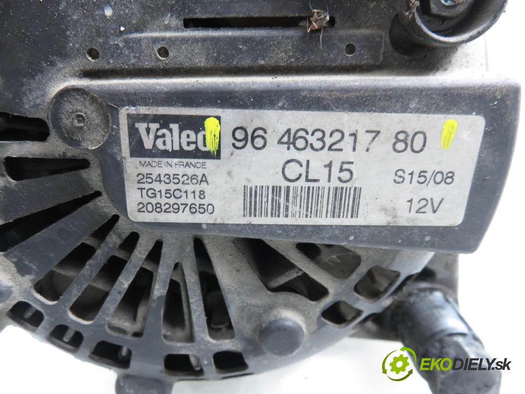 CITROEN BERLINGO / BERLINGO FIRST nadwozie wielkoprzestrzenne (MPV) KOMBIVAN 2006 55,00 1.6 HDI 75 (MF9HW) - 9HW (DV6BTED4) 1560,00 Alternátor 9646321780 (Alternátor)