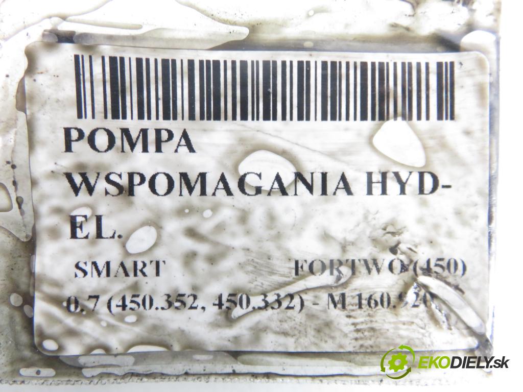 SMART FORTWO Coupe (450) HB 2004 45,00 0.7 (450.352, 450.332) - M 160.920 698,00 Pumpa vody 1602340039 (Vodná pumpa)