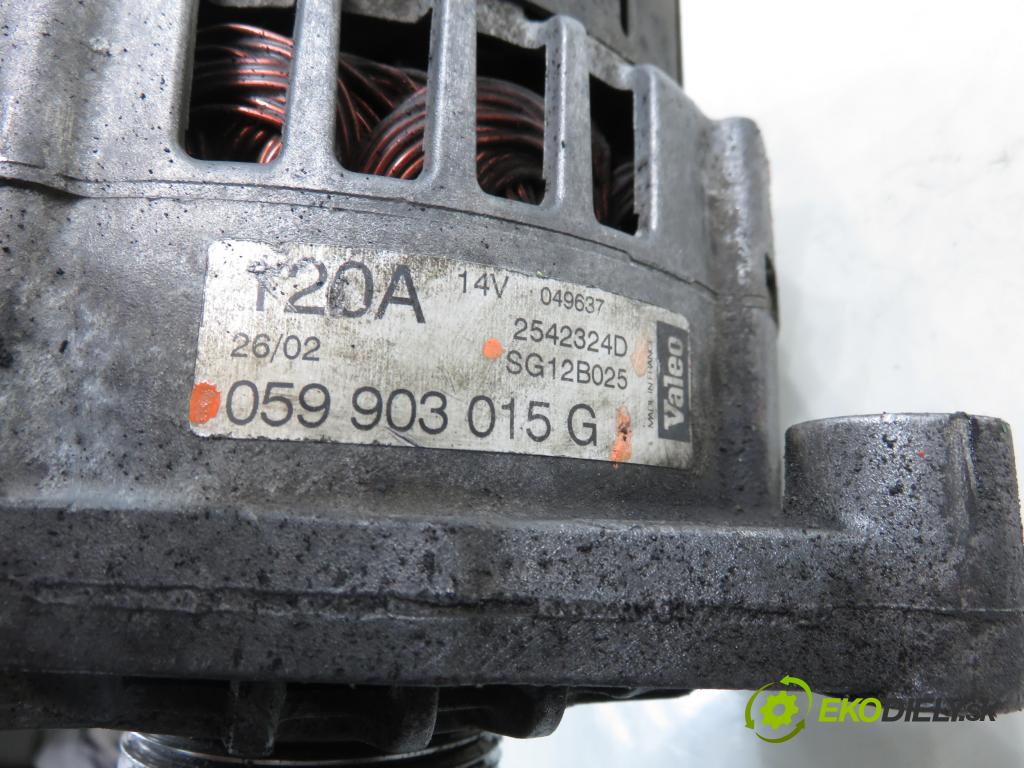 AUDI A6 Avant (4B5, C5) KOMBI 1999 121,00 2.4 - ARJ 2393,00 Alternátor 059903015G ; SG12B025 (Alternátor)