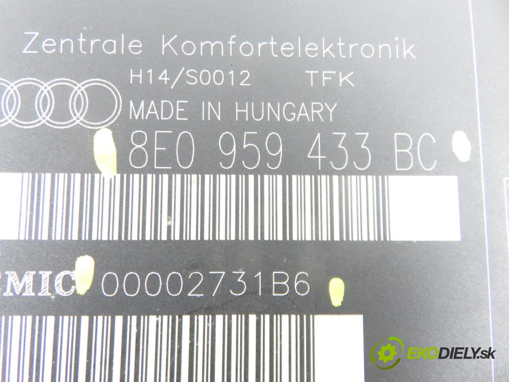 AUDI A4 Avant (8E5, B6) KOMBI 2004 140,00 1.8 T quattro - BEX 1781,00 MODUL komfortu 8E0959433BC ; 00002731B6