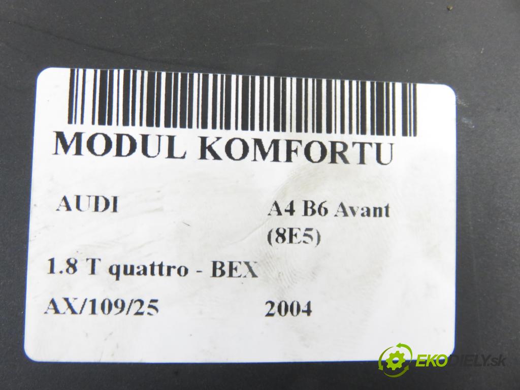 AUDI A4 Avant (8E5, B6) KOMBI 2004 140,00 1.8 T quattro - BEX 1781,00 MODUL komfortu 8E0959433BC ; 00002731B6