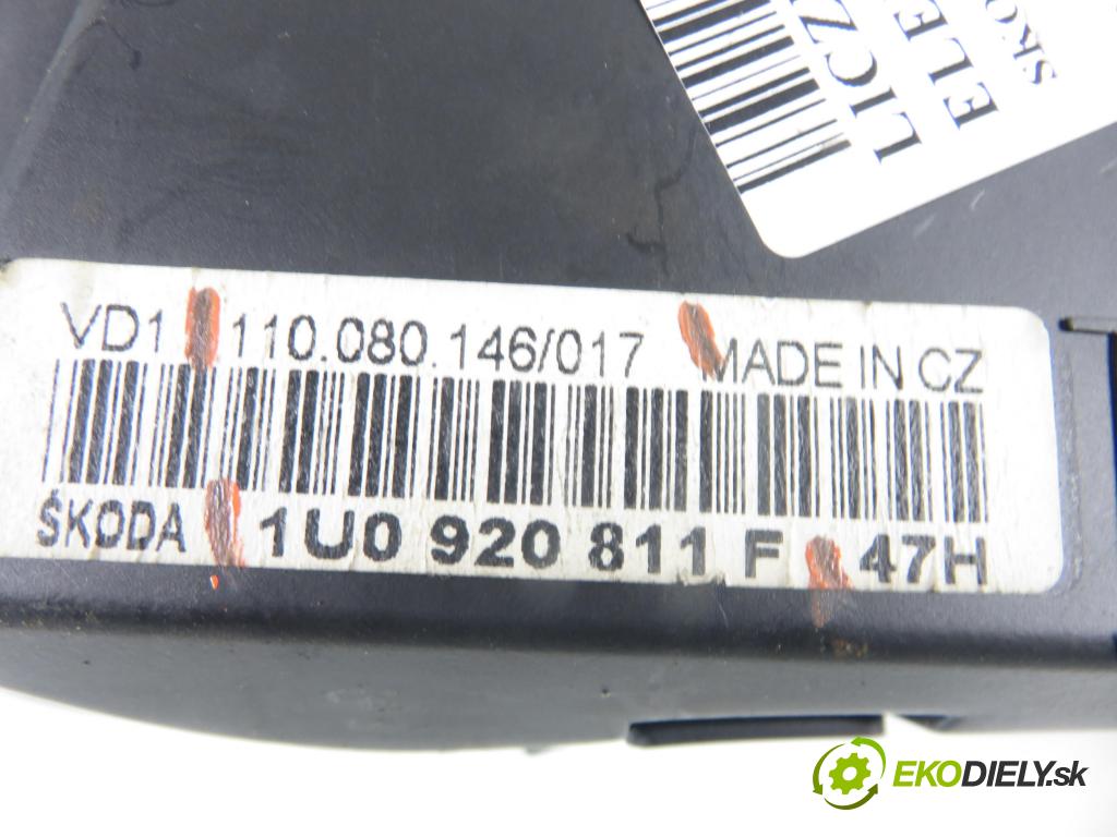 SKODA OCTAVIA I Combi (1U5) KOMBI 2002 74,00 1.9 TDI 4x4 - ATD 1896,00 prístrojovka elektrický 1U0920811F ; 110080146