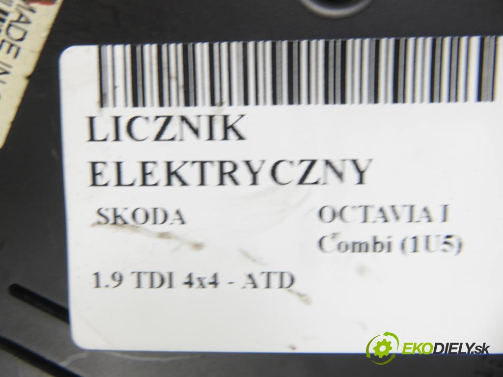 SKODA OCTAVIA I Combi (1U5) KOMBI 2002 74,00 1.9 TDI 4x4 - ATD 1896,00 prístrojovka elektrický 1U0920811F ; 110080146