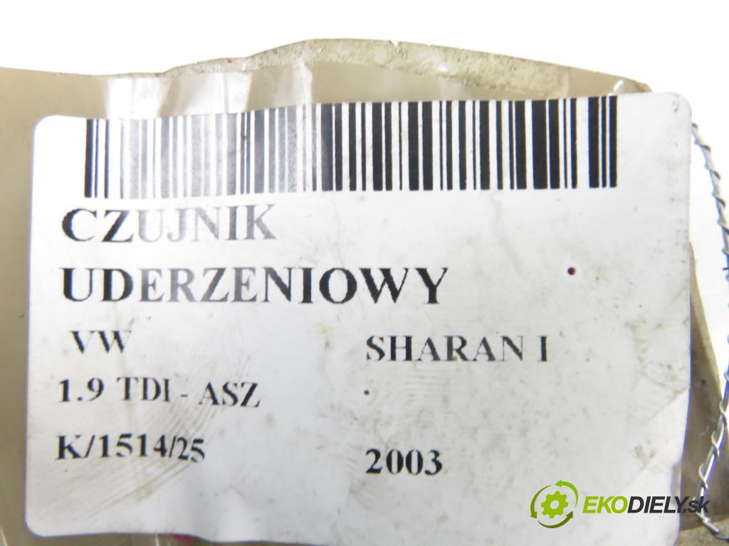 VW SHARAN (7M8, 7M9, 7M6) VAN 2003 96,00 1.9 TDI PD 130 - ASZ 1896,00 Snímač nárazu 5WK42895 ; 6Q0909606 (Snímač nárazu)