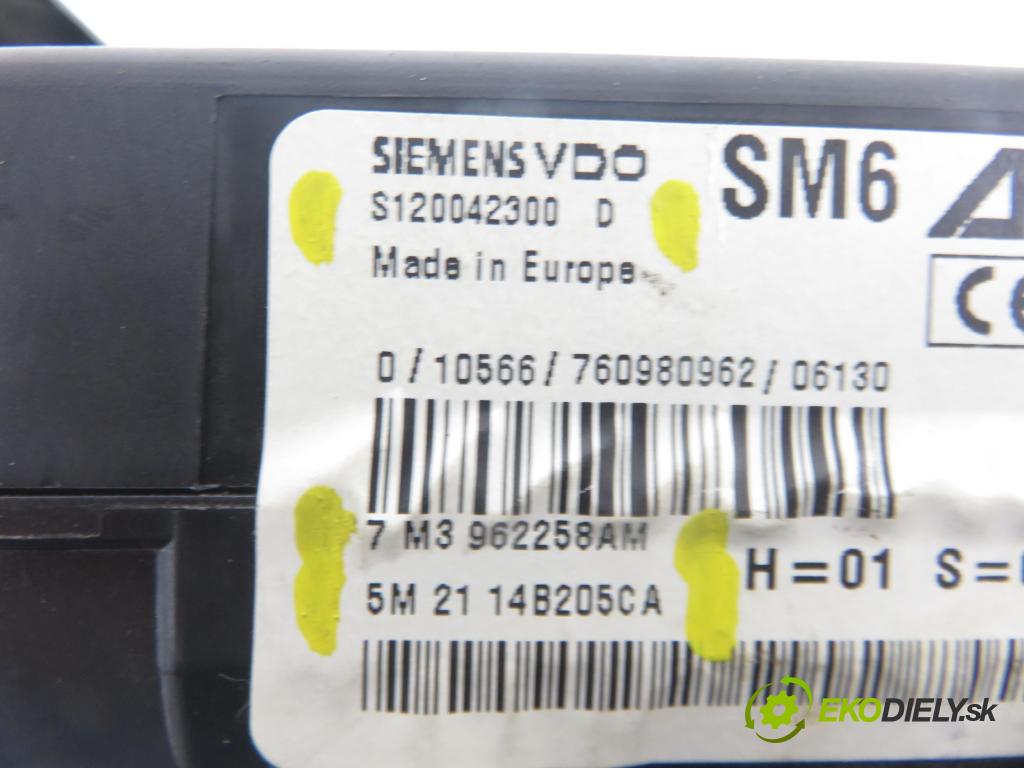 VW SHARAN (7M8, 7M9, 7M6) VAN 2006 85,00 1.9 TDI PD 115 - AUY 1896,00 MODUL BSI 7M3962258AM ; S120042300D ; 5M2114B205CA