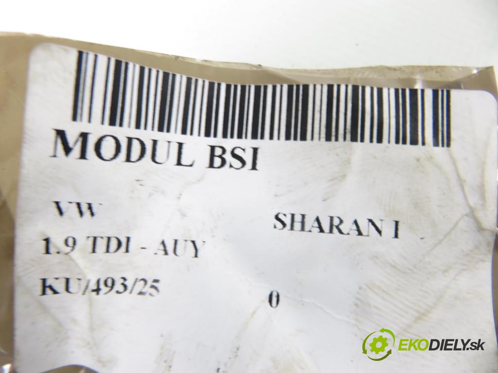 VW SHARAN (7M8, 7M9, 7M6) VAN 2006 85,00 1.9 TDI PD 115 - AUY 1896,00 MODUL BSI 7M3962258AM ; S120042300D ; 5M2114B205CA