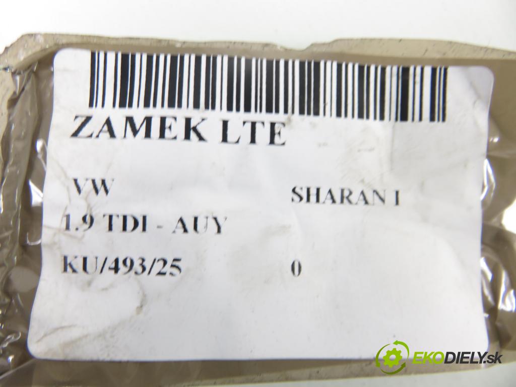 VW SHARAN (7M8, 7M9, 7M6) VAN 2006 85,00 1.9 TDI PD 115 - AUY 1896,00 zámok LTE