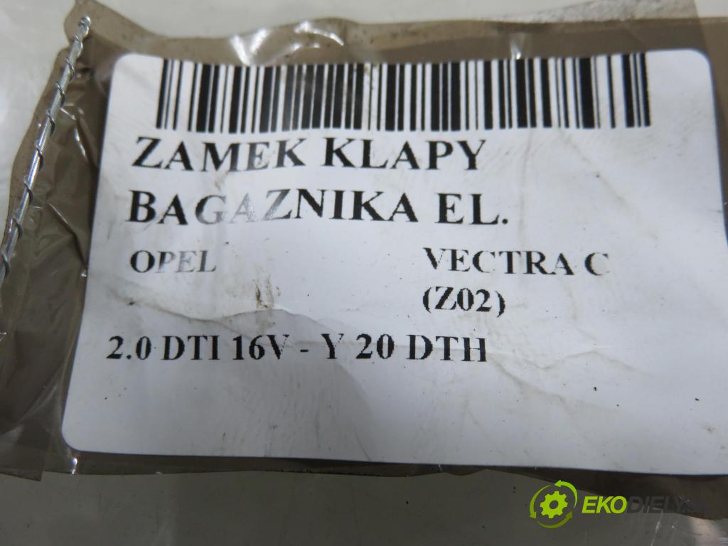 OPEL VECTRA C (Z02) SEDAN 2003 74,00 2.0 DTI 16V 101 - Y 20 DTH 1995,00 zámok dveří kufr EL. 09180104 ; 495072894