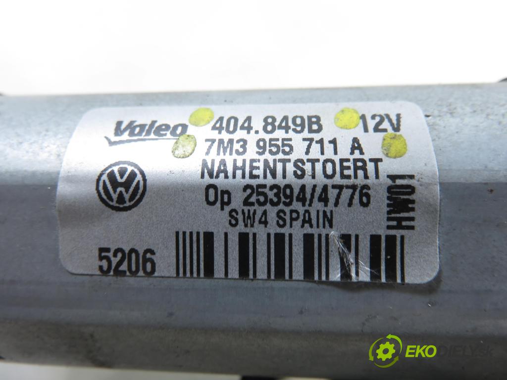 VW SHARAN (7M8, 7M9, 7M6) VAN 2006 85,00 1.9 TDI PD 115 - AUY 1896,00 Motorček stierače zadné 7M3955711A ; 404849B
