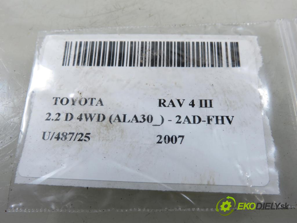 TOYOTA RAV 4 III (_A3_) SUV 2007 130,00 2.2 D 4WD 177 - 2AD-FHV 2231,00 Mechanizmus stieračov predný 8511042150 (Motorček stieračov predný)
