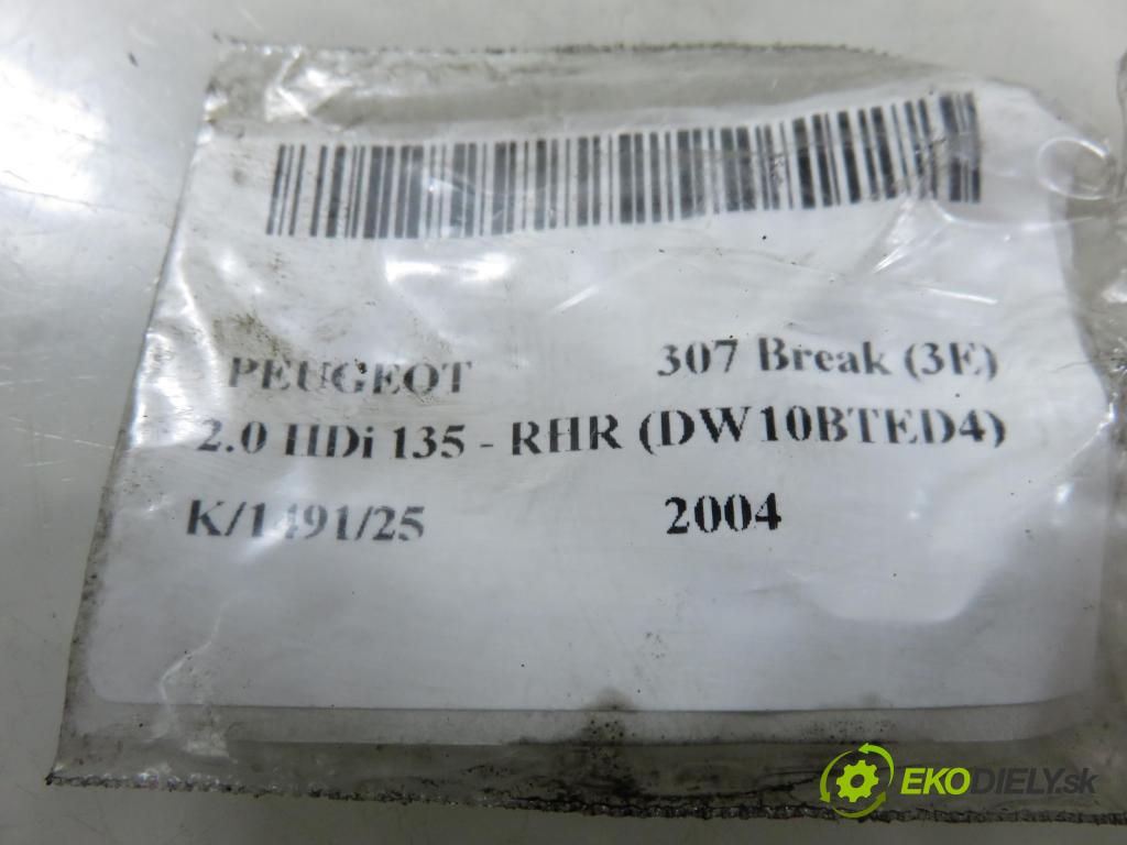 PEUGEOT 307 Break (3E) KOMBI 2004 0,00 2.0 HDi 135 - RHR (DW10BTED4) 1997,00 vstrekovač 9647247280 (Vstrekovač paliva)