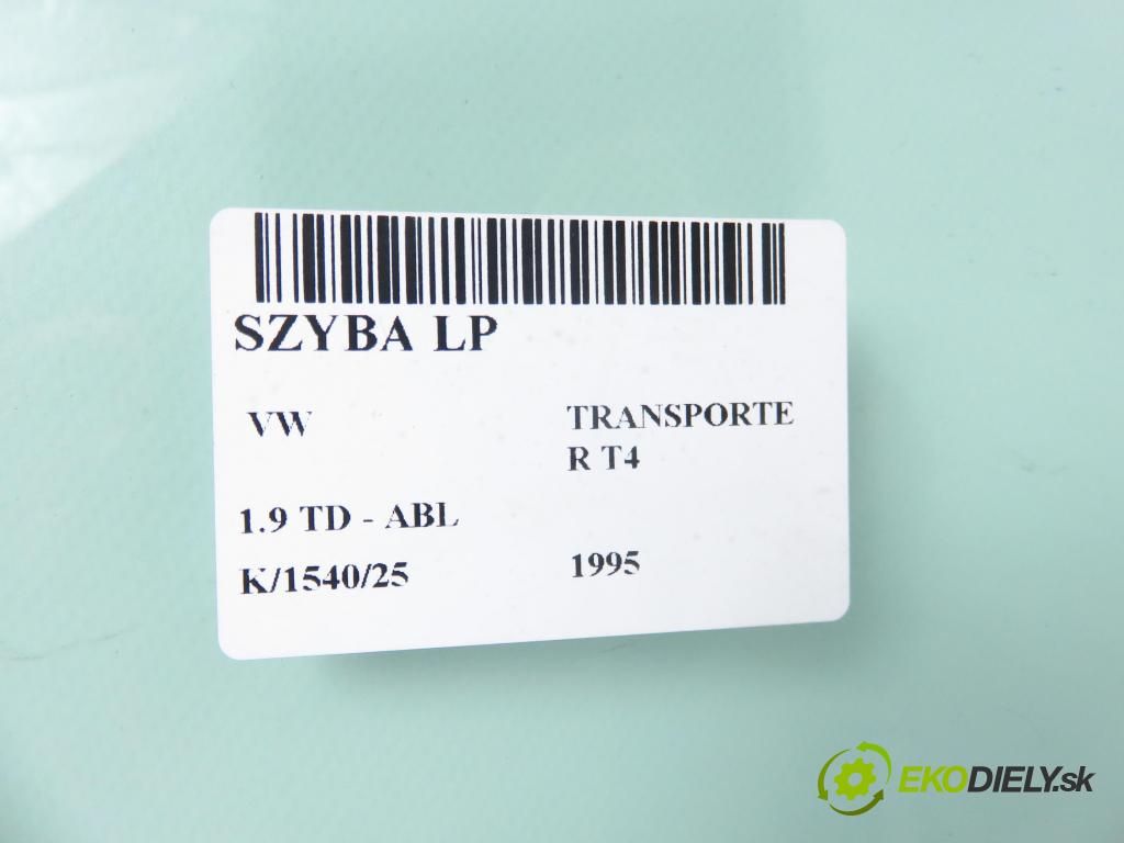 VW TRANSPORTER IV Autobus (70XB, 70XC, 7DB, 7DW, 7DK) BUS 1995 50,00 1.9 TD - ABL 1896,00 okno LP 