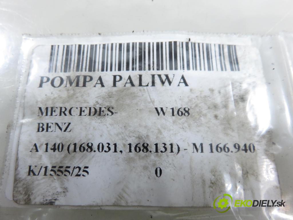 MERCEDES-BENZ KLASA A (W168) HB 1999 60,00 1.4 A 140 82 - M 166.940 1397,00 pumpa paliva 1684702594 ; 72816800