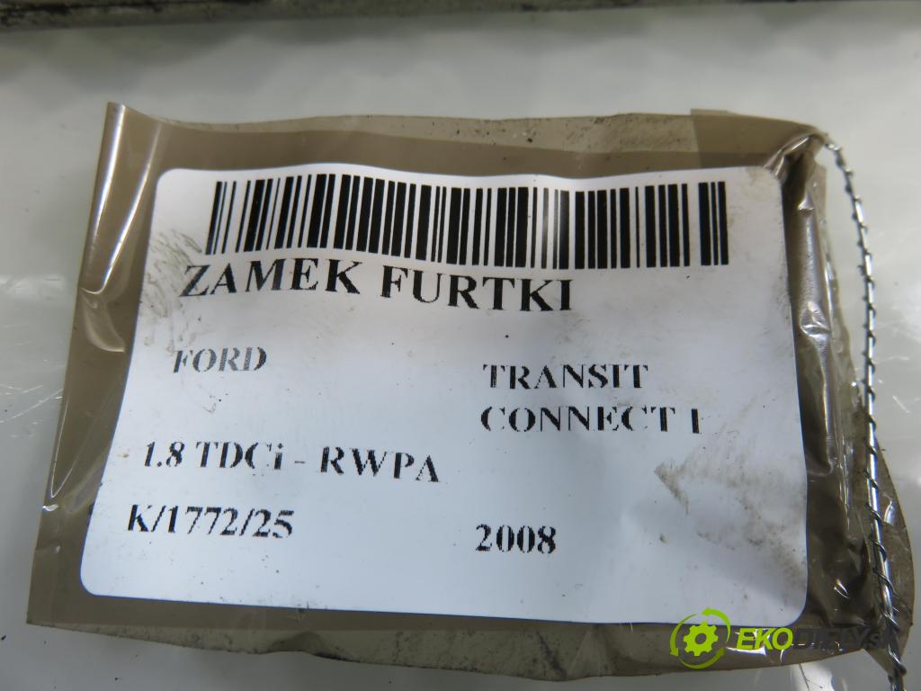 FORD TRANSIT CONNECT (P65_, P70_, P80_) KOMBIVAN 2008 81,00 1.8 TDCi - RWPA 1753,00 zámok BRÁNKY 2T14V43288DE