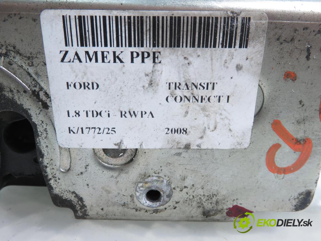 FORD TRANSIT CONNECT (P65_, P70_, P80_) KOMBIVAN 2008 81,00 1.8 TDCi - RWPA 1753,00 zámok PPE 2T1AV21812BG