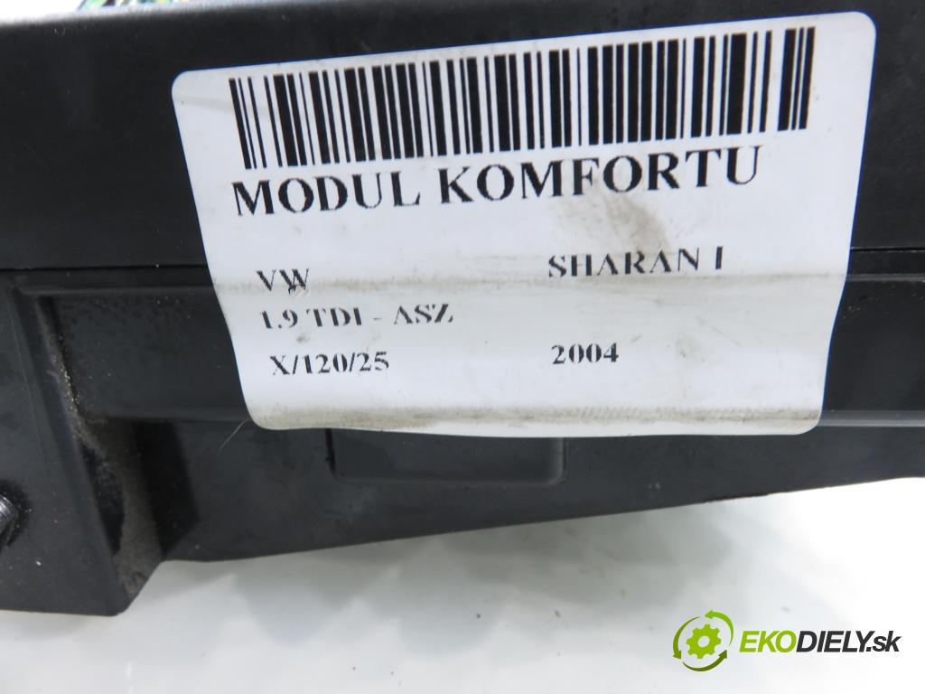 VW SHARAN (7M8, 7M9, 7M6) MINIVAN 2004 96,00 1.9 TDI PD 130 - ASZ 1896,00 MODUL BSI S120042300B ; 7M3962258AH ; 4M2114B205CA